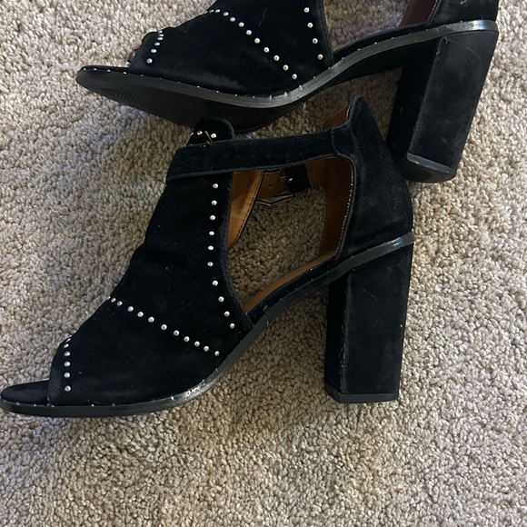 Shoe Republic LA Black Studded Heels - Picture 6 of 9